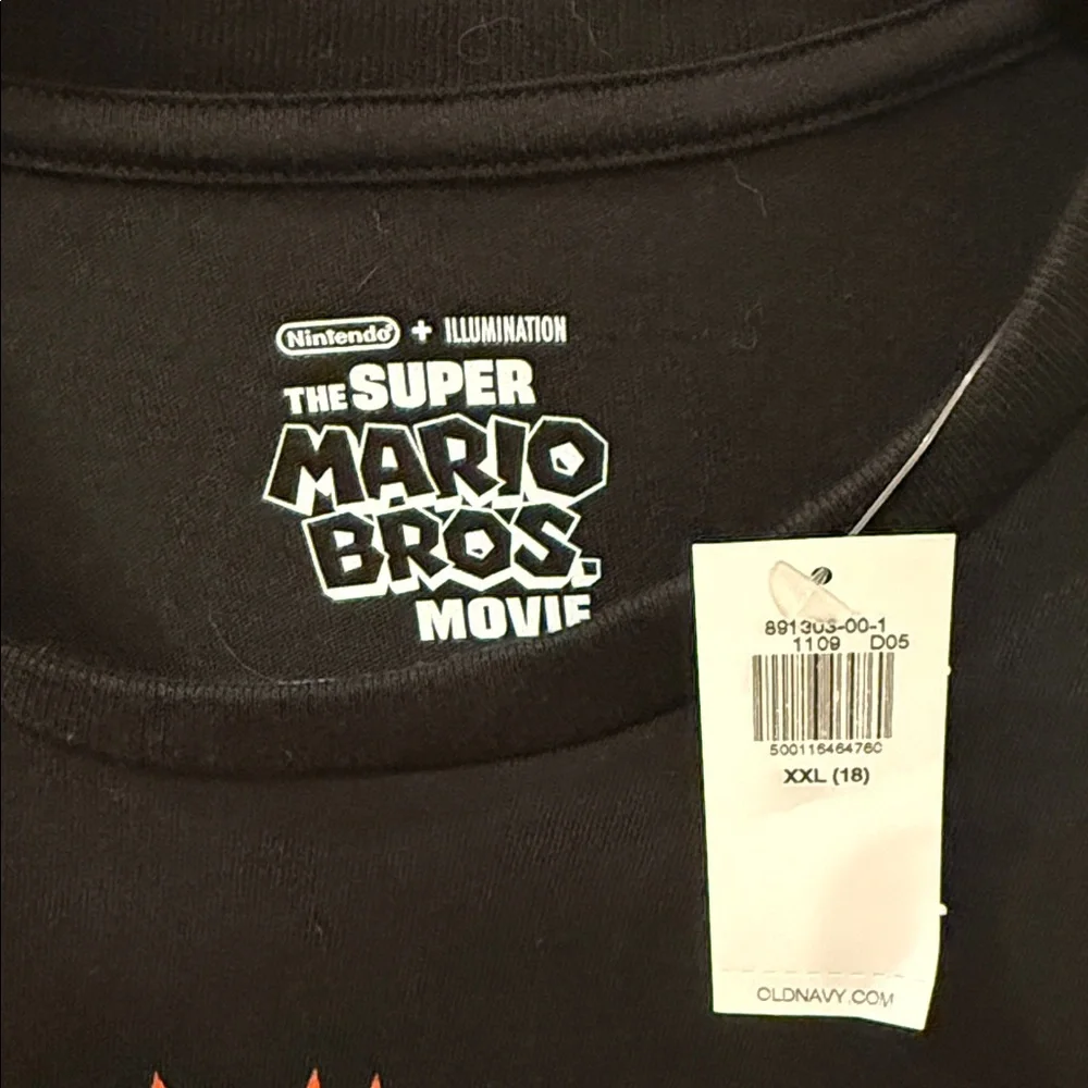 Super Mario Bowser Mario T-Shirt NWT